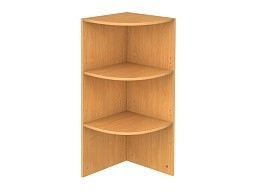 Секция шкафа модульного верхняя 3-ярусная угловая