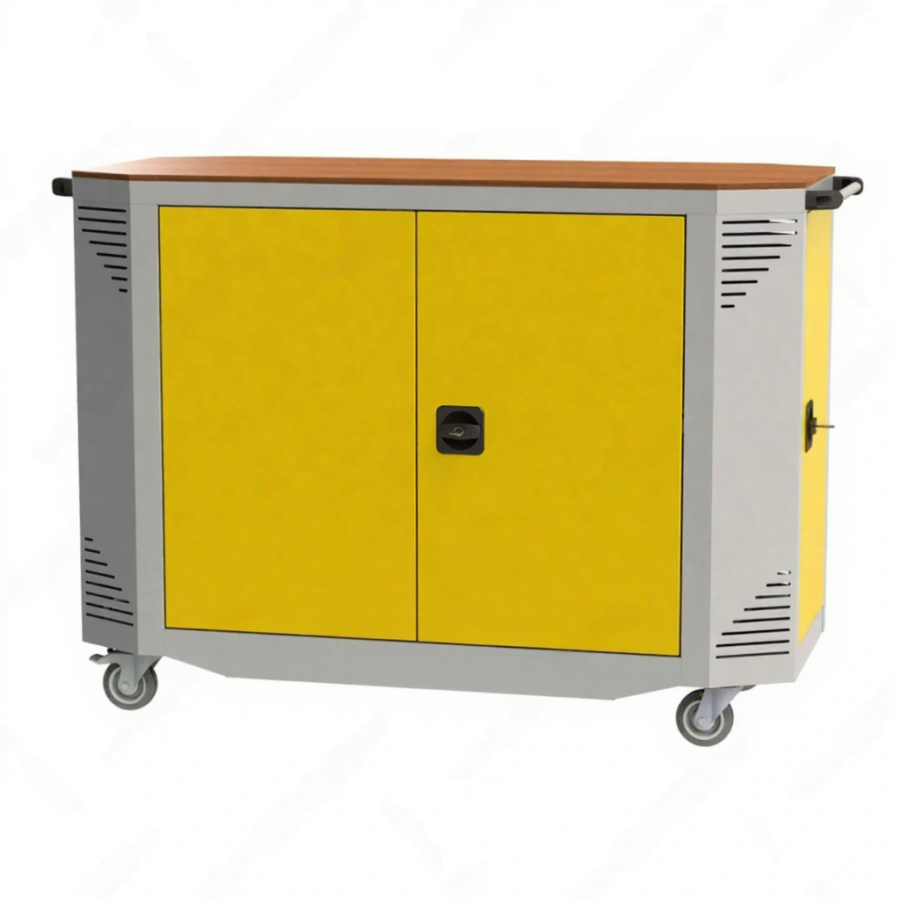 Тележка для 52 планшетов с электросхемой