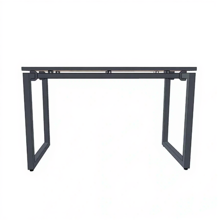 Офисный стол «НОРДЕН» с вырезом 1200x700 подстолье O 60x30 столешница 22 мм