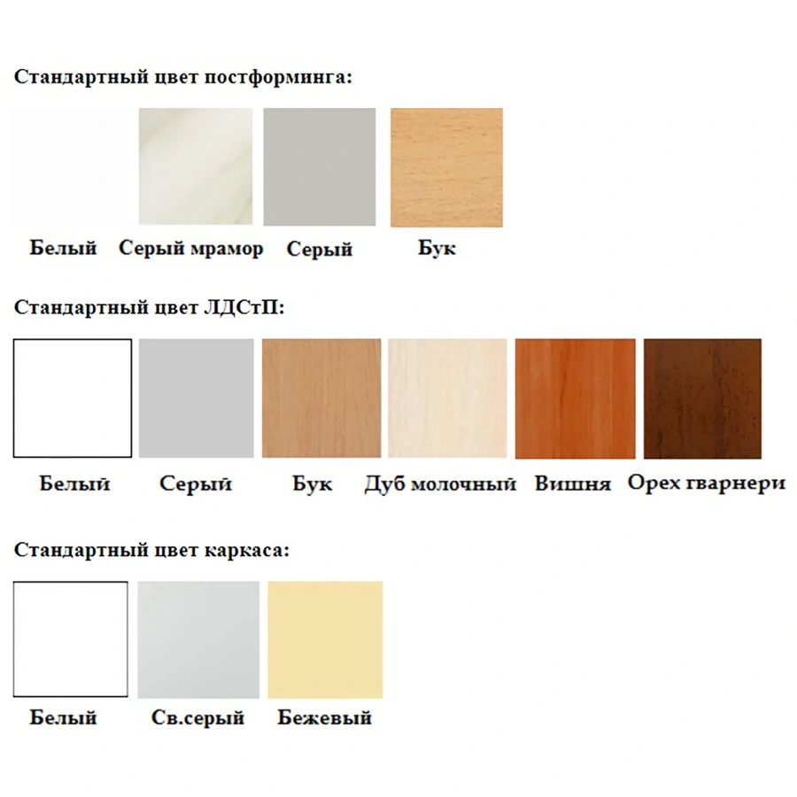 Тумба стационарная на металлокаркасе СЛ 11/2.2 (800х600х850) (постформинг, ЛДСП, каркас серый)