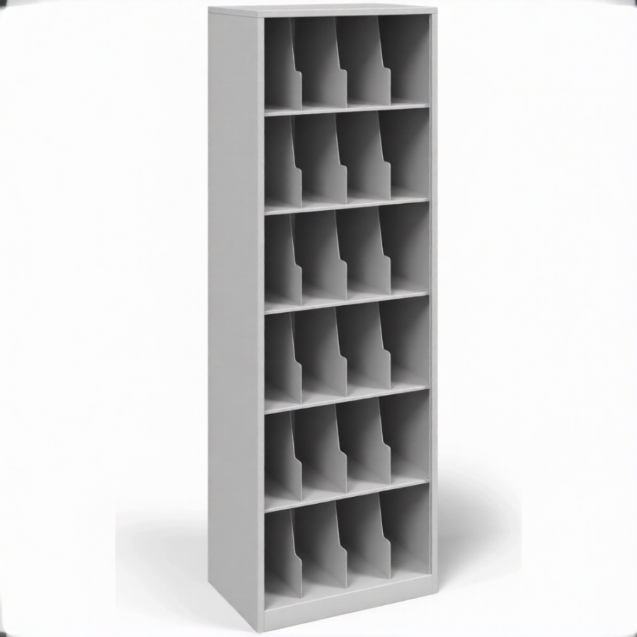 Шкаф для 24 противогазов ХПГ-24-600, без двери (1800x600x400)