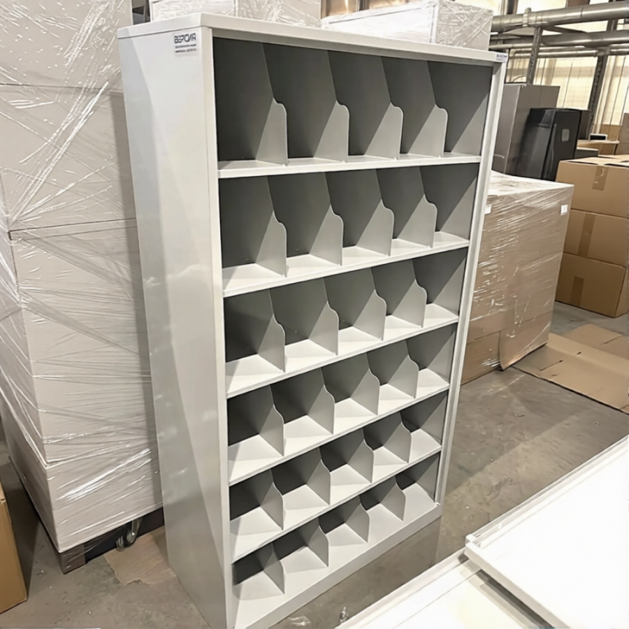 Шкаф для 30 противогазов ХПГ-30, без дверей (1500x870x380)