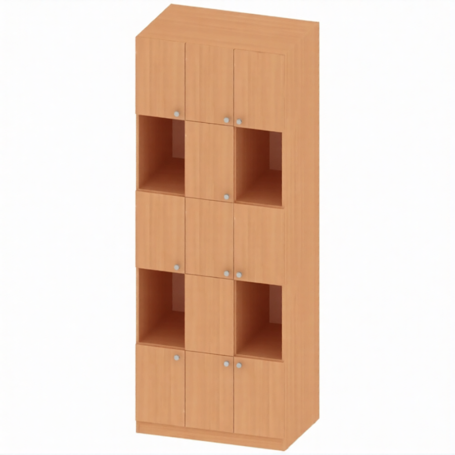 Стеллаж комбинированный для учебных пособий СТ-ТР-9