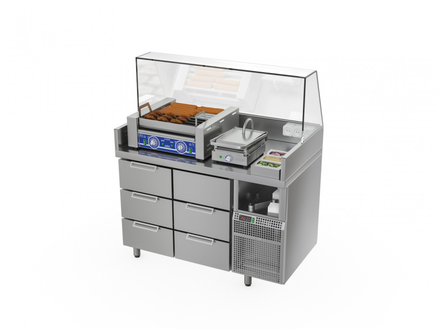 СТАНЦИЯ для бургеров и хот-догов БАВАРИЯ БХС -1235.700-02 (313751)