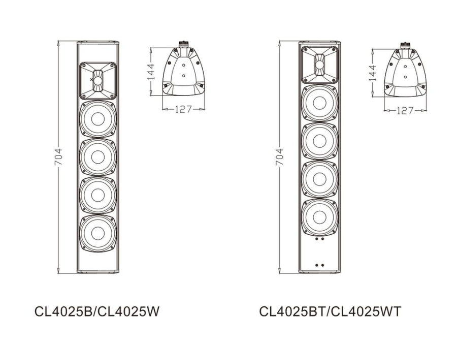 2-полосная акустическая система FDB CL4025W