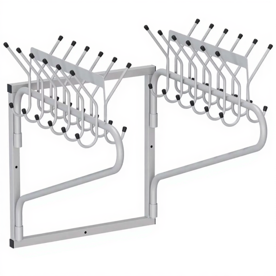 Вешалка настенная поворотная 2СТ (24 крючка)