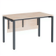 Офисный стол «СМАРТ» подстолье «П» профиль 40x40 столешница 16 мм /лдсп экран